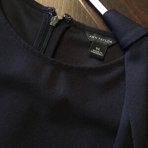 Navy Blue tie waisted Top